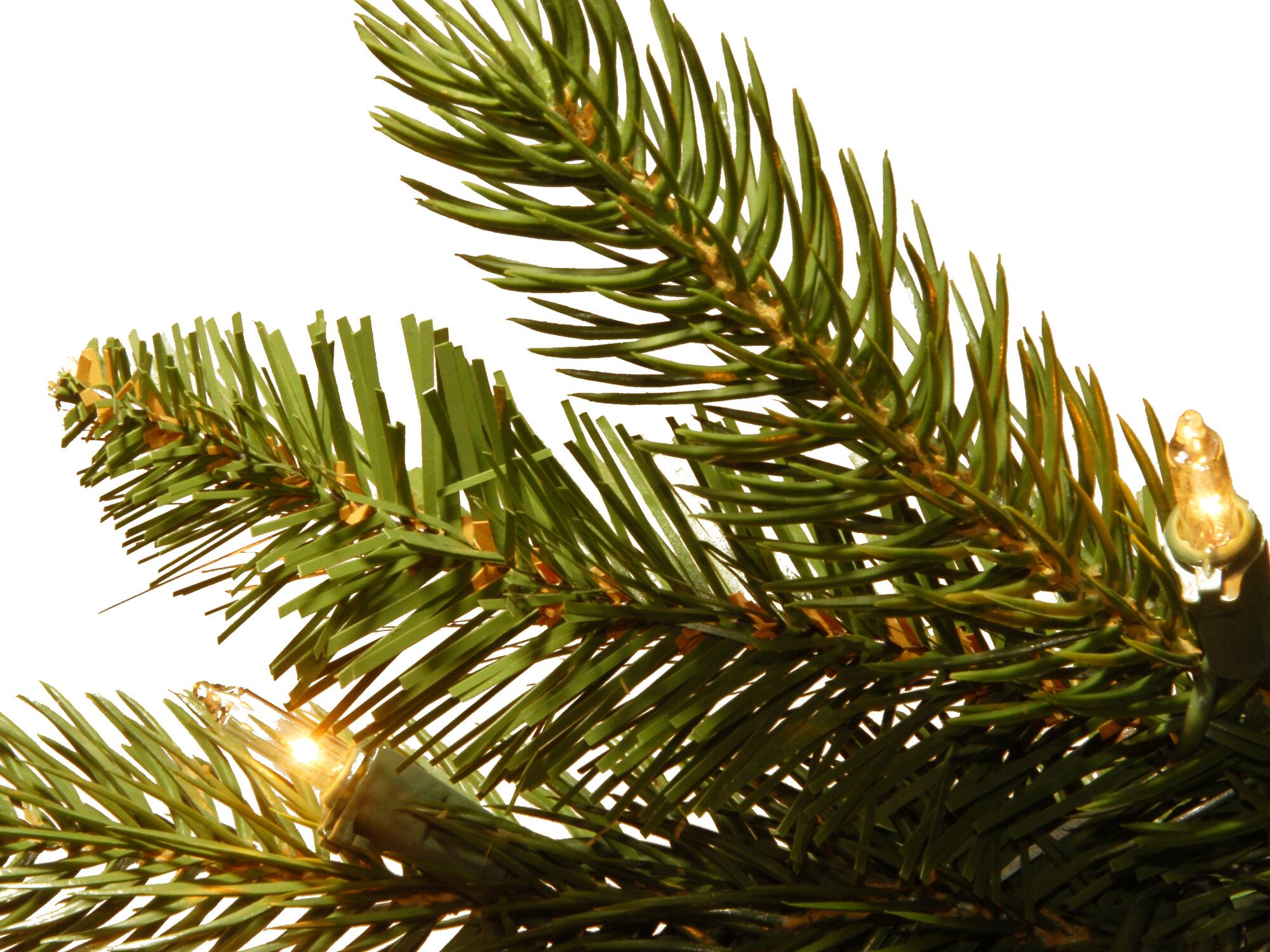 6.5ft. Pre-Lit Grand Fir Artificial Christmas Tree, Clear Lights